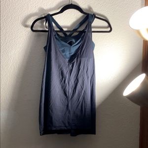 Lululemon Workout Tank Attached Bra Flowy